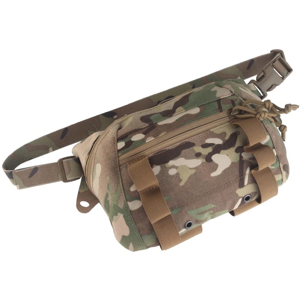 Bolsa táctica SS cinturón portaplacas abdominal chaleco caza - imagen 3