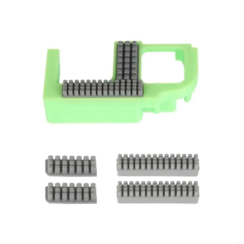 Cerdas de silicona flexibles para autolimpieza