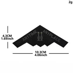 Parche táctico bordado excavadora subterránea triangular con Velcro