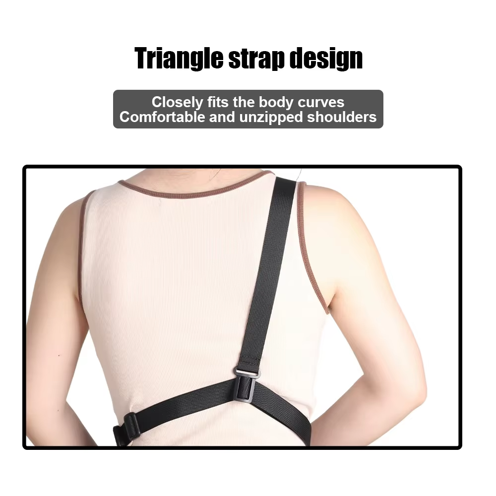 Ajuste con Velcro y porte discreto