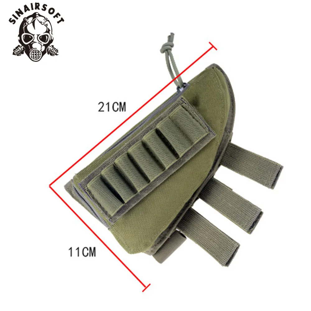 Almohadilla táctica SINAIRSOFT colocada sobre una culata