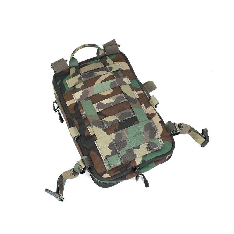 Chaleco táctico MOLLE para caza con bolsa de hidratación extendida - imagen 3