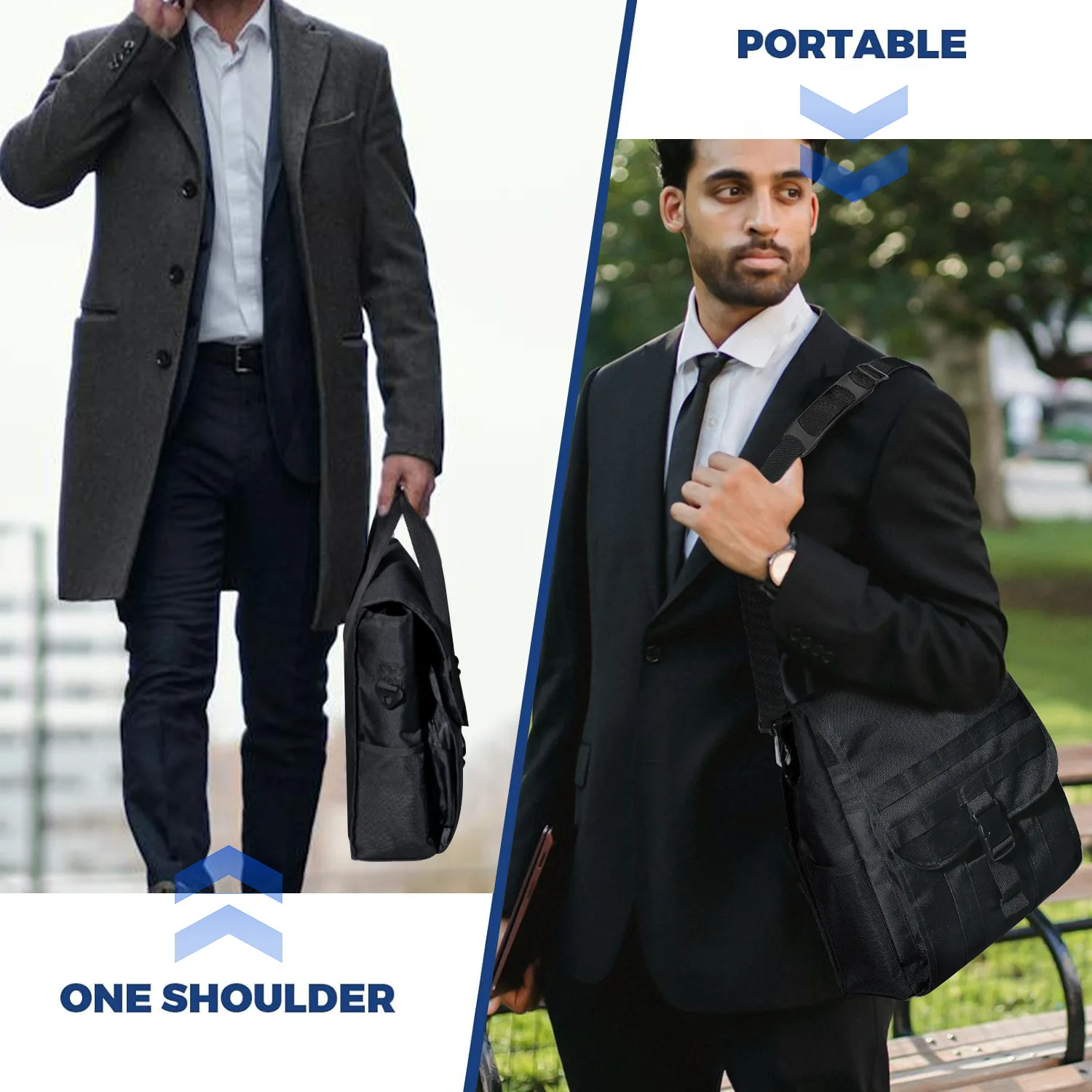 Bolsa táctica herramientas MOLLE plegable EDC portabotellas tiro - imagen 4