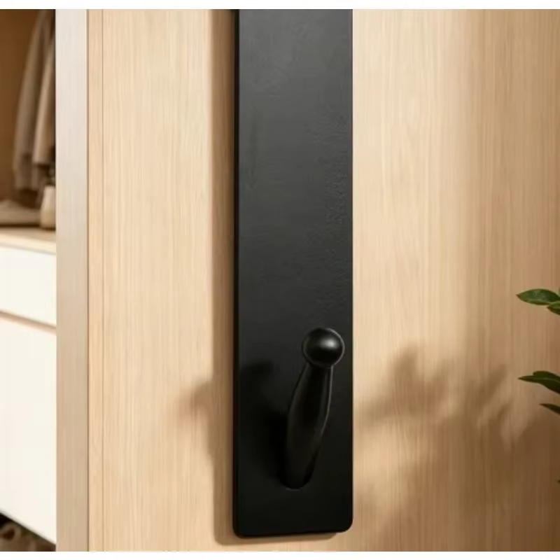 Gancho trasero para puerta de vidrio de baño inoxidable sin taladrar - imagen 5