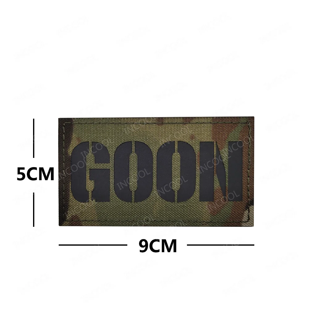Parche táctico reflectante GOON SQUAD – Bordado para chaleco o mochila - imagen 5