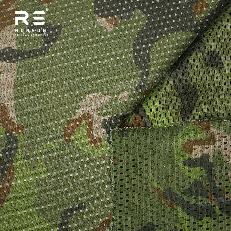 Tela antistática de malla poliéster camuflaje infantil uso táctico - imagen 2