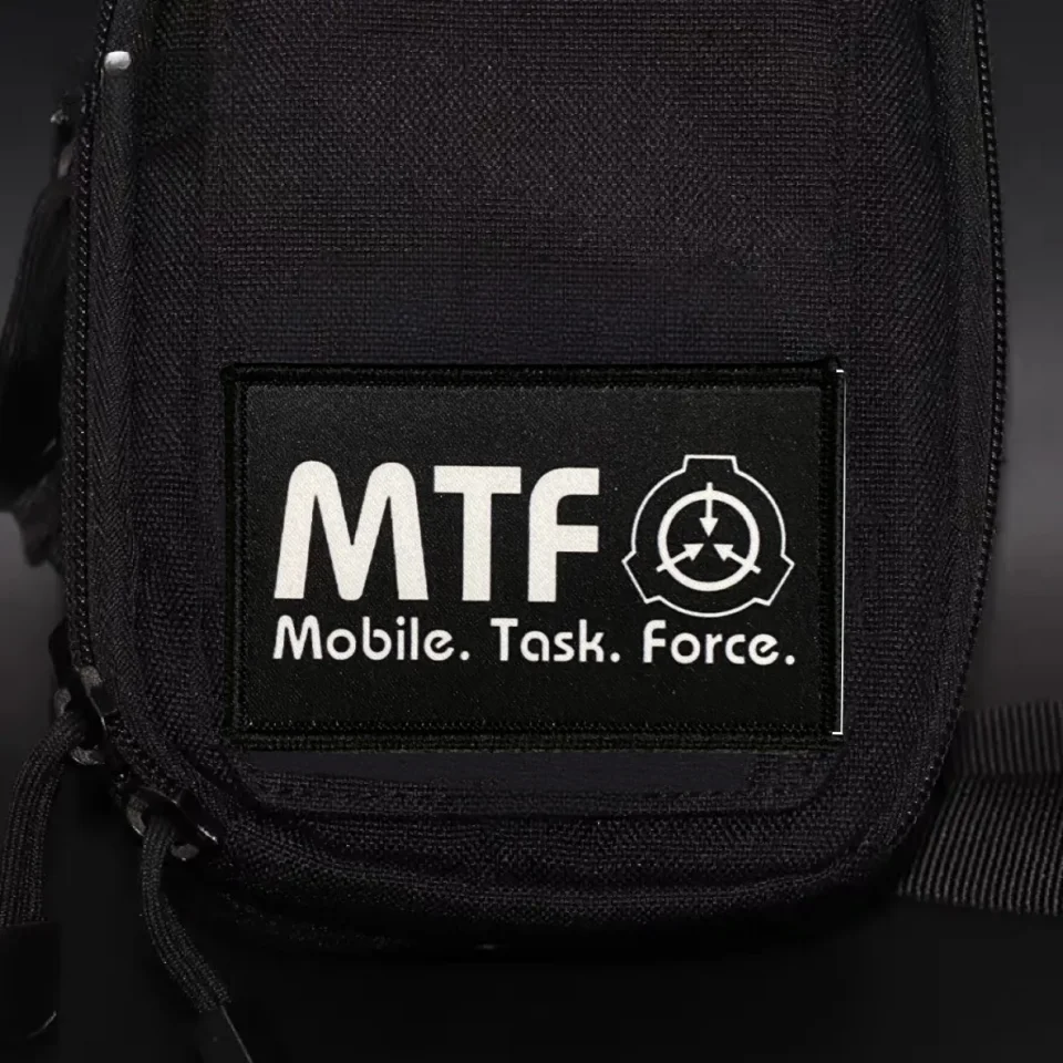 Parche táctico moral SCP velcro gancho y bucle estampado uniforme - imagen 5