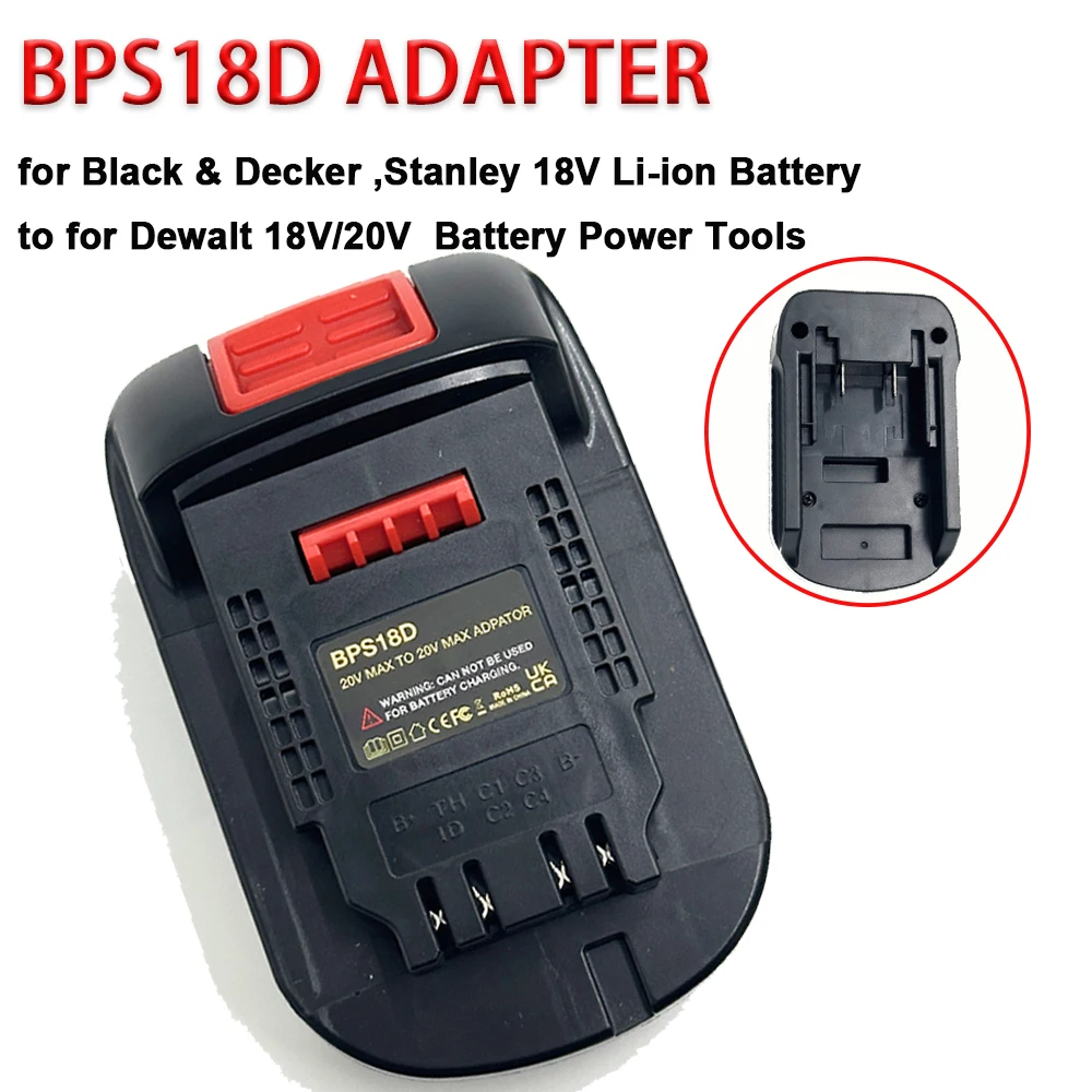 Adaptador batería Dewalt para herramientas Black & Decker/Stanley - imagen 4