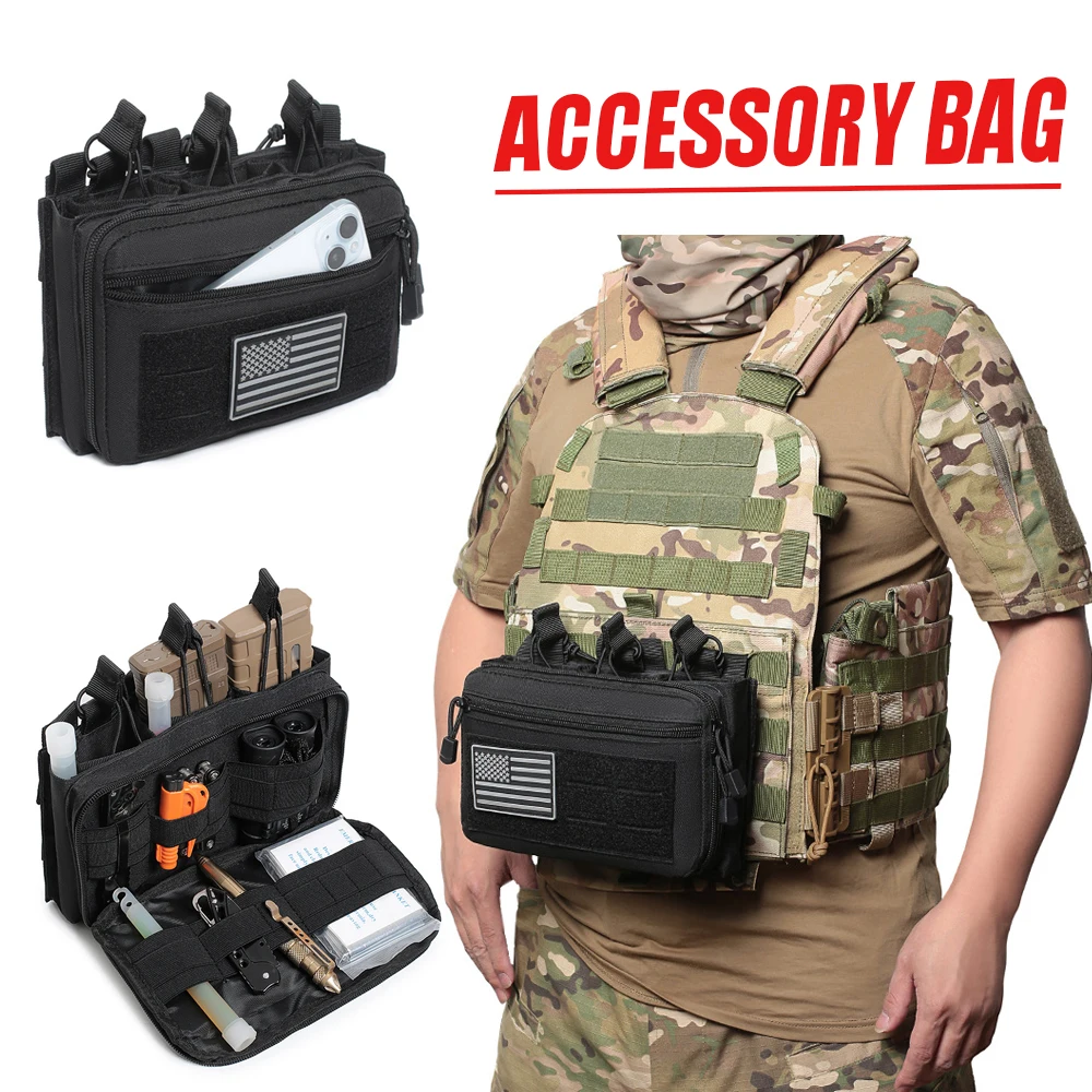 Bolsa táctica triple cargadores rifle 5.56/7.62 - imagen 5