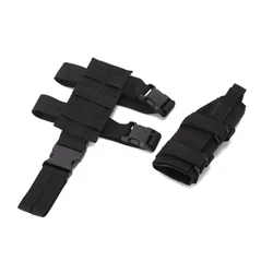 Funda táctica nailon universal para pistola con plataforma muslo