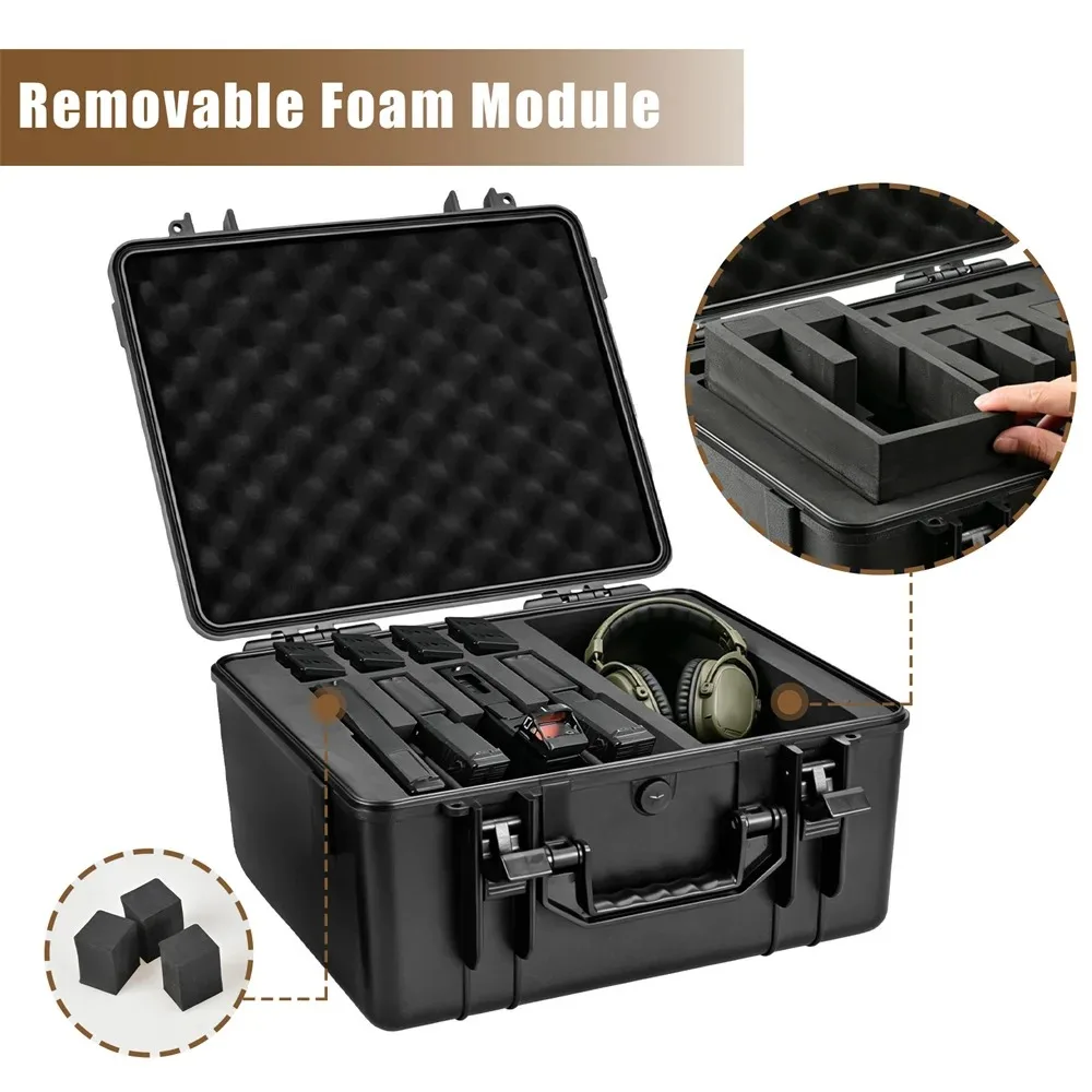 Estuche para pistola rígido impermeable con espuma precortada - imagen 3