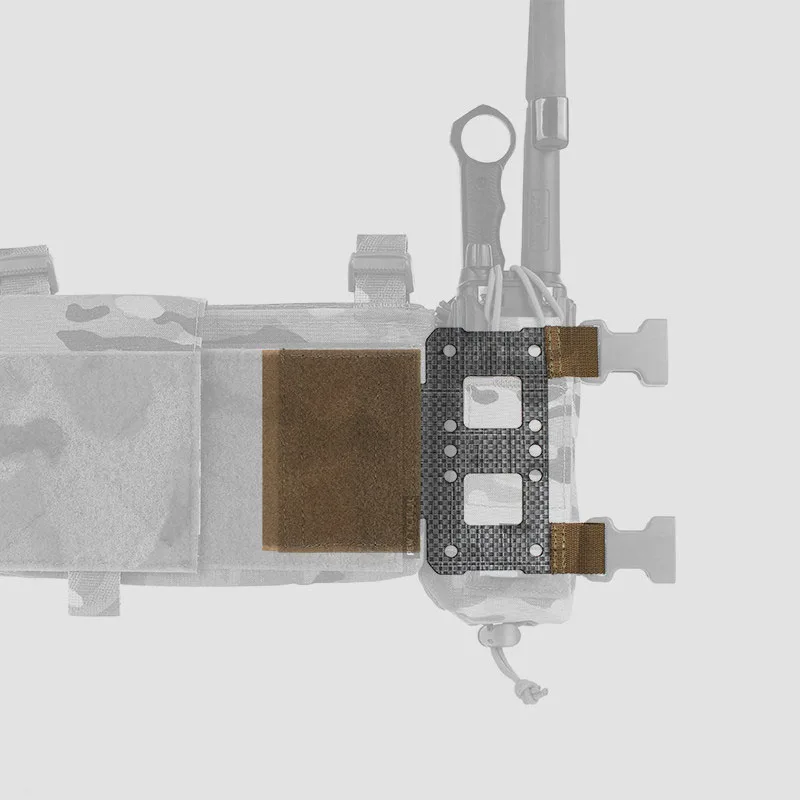 Portacuchillos táctico MOLLE para montaje en pecho con placa T - imagen 4