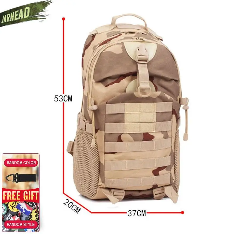 Mochila táctica impermeable MOLLE para senderismo, caza y camping - imagen 3