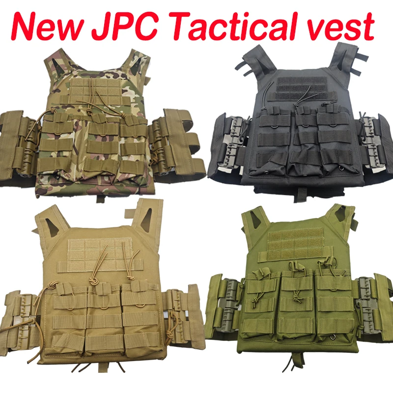 Chaleco táctico JPC MOLLE con liberación rápida y bolsa triple - imagen 3