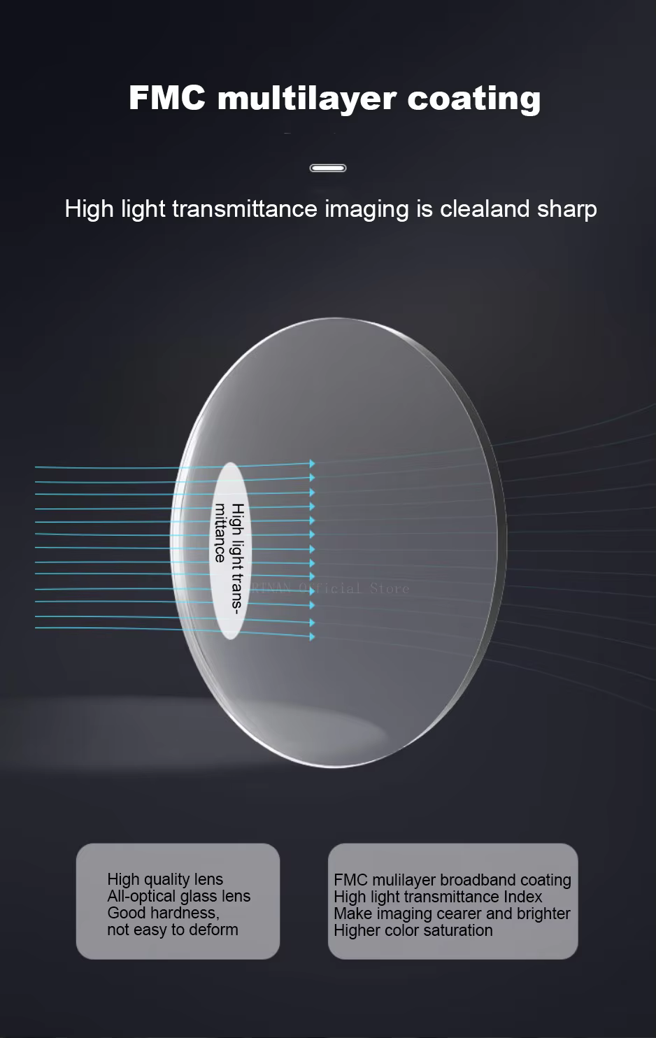 Telescopio monocular con clip para teléfono y trípode