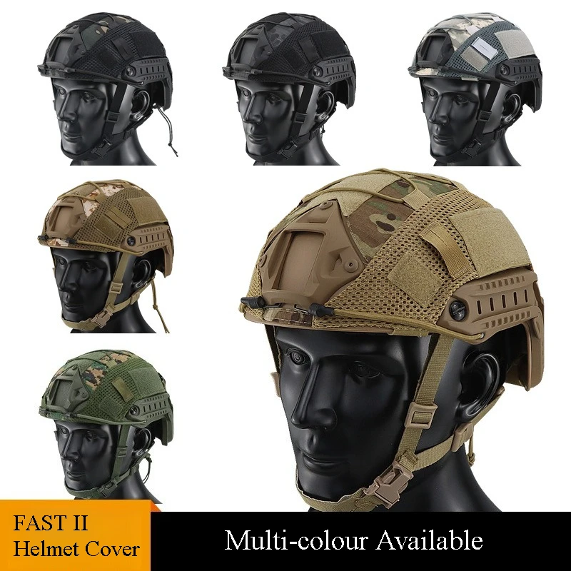 Flectarn funda casco táctico MC EMR desmontable rápida camuflaje - imagen 4