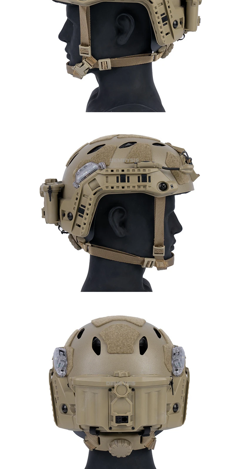 Acolchado interior y ventilación del casco