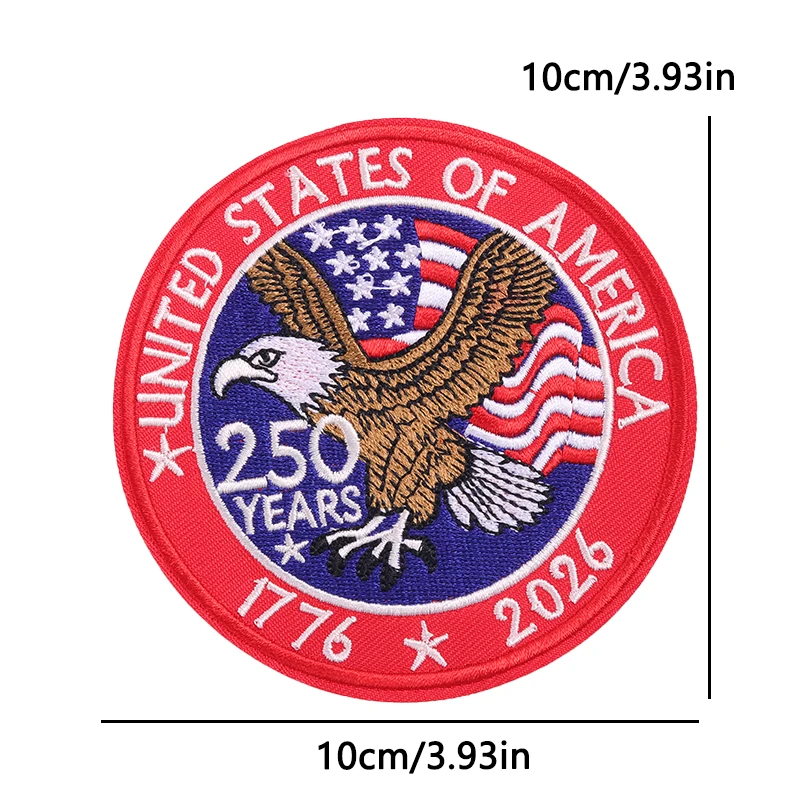 Parche bordado bandera americana patriótico para uniformes y MOLLE - imagen 4