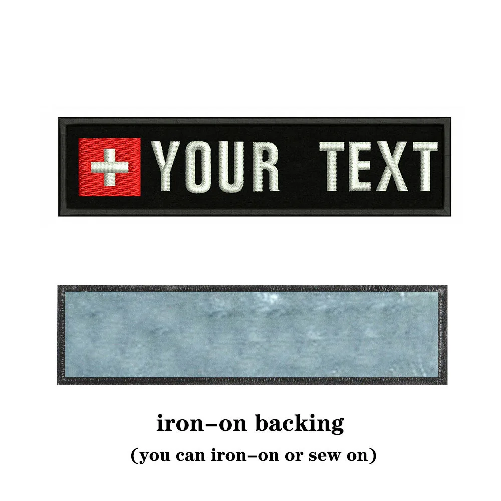 Suisse banderín táctico bordado para chaleco y mochila militar - imagen 2