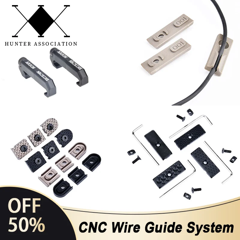Surefire SF M600 M300 guía de cables táctica para riel MLOK
