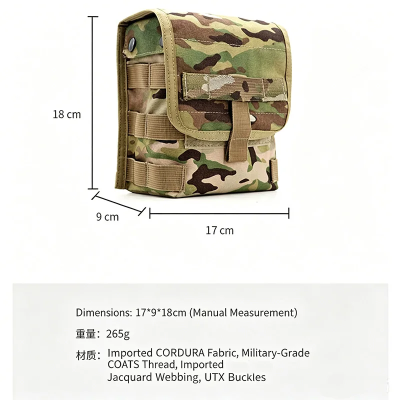 Bolsa táctica MOLLE para herramientas