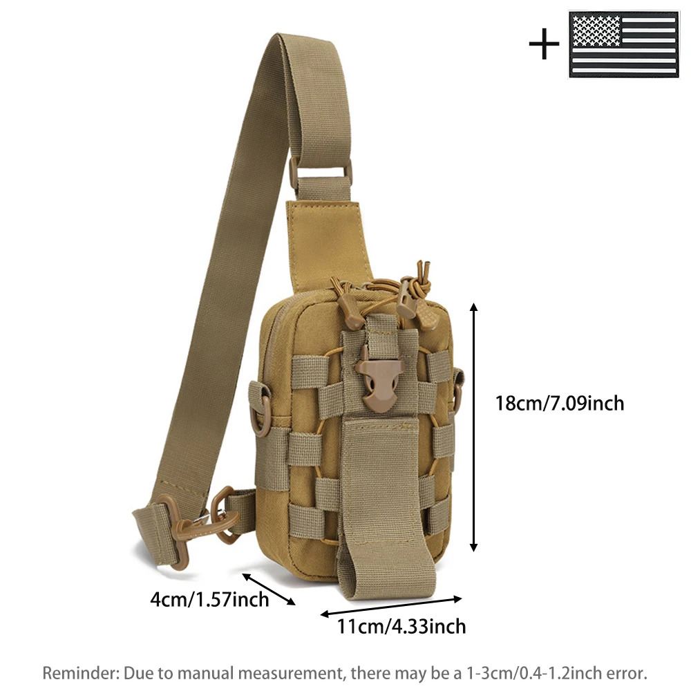 Bolso bandolera compacto con bolsillo trasero oculto y correa ajustable - imagen 4