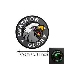Parche Glory Eagles 3D PVC militar táctico con gancho