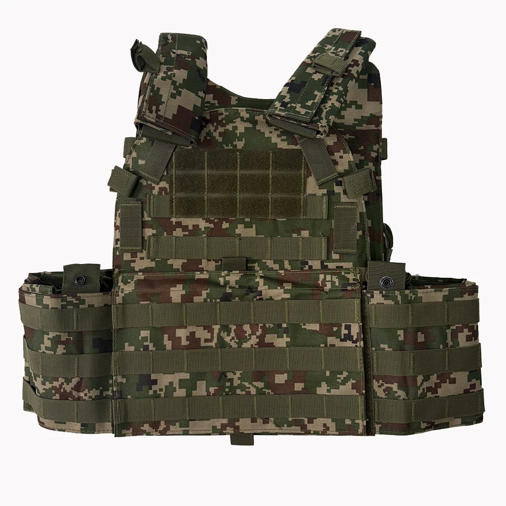 Chaleco táctico de camuflaje con aspecto de liberación rápida