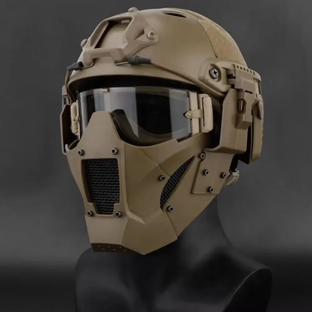 Iron Warrior máscara táctica media cara Airsoft transpirable - imagen 2