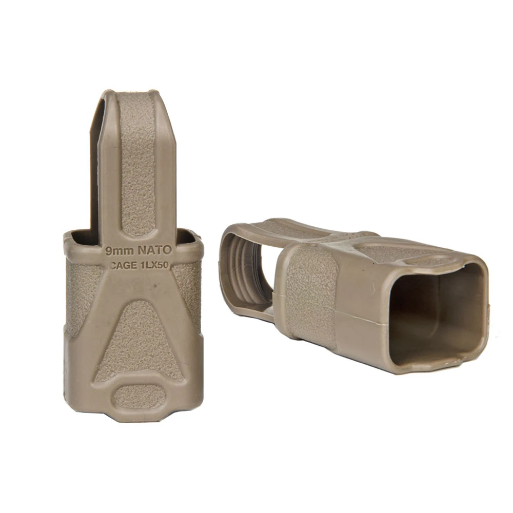 Portacargador táctico M4 con bucles de goma – Negro/FDE/FG - imagen 3