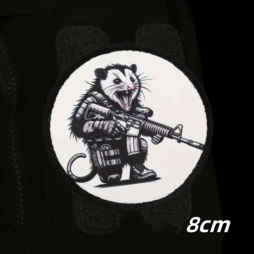 Parche táctico velcro ardilla guerrera – Moral militar mochila
