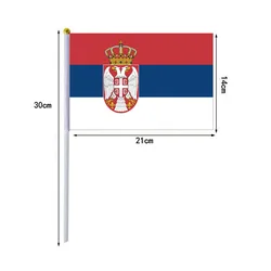 Bandera Serbia táctica ripstop para mochila MOLLE y equipo