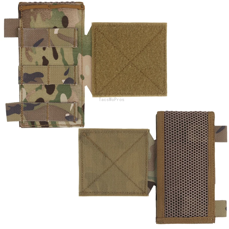 Chaleco táctico MOLLE con panel expansivo y bolsos laterales