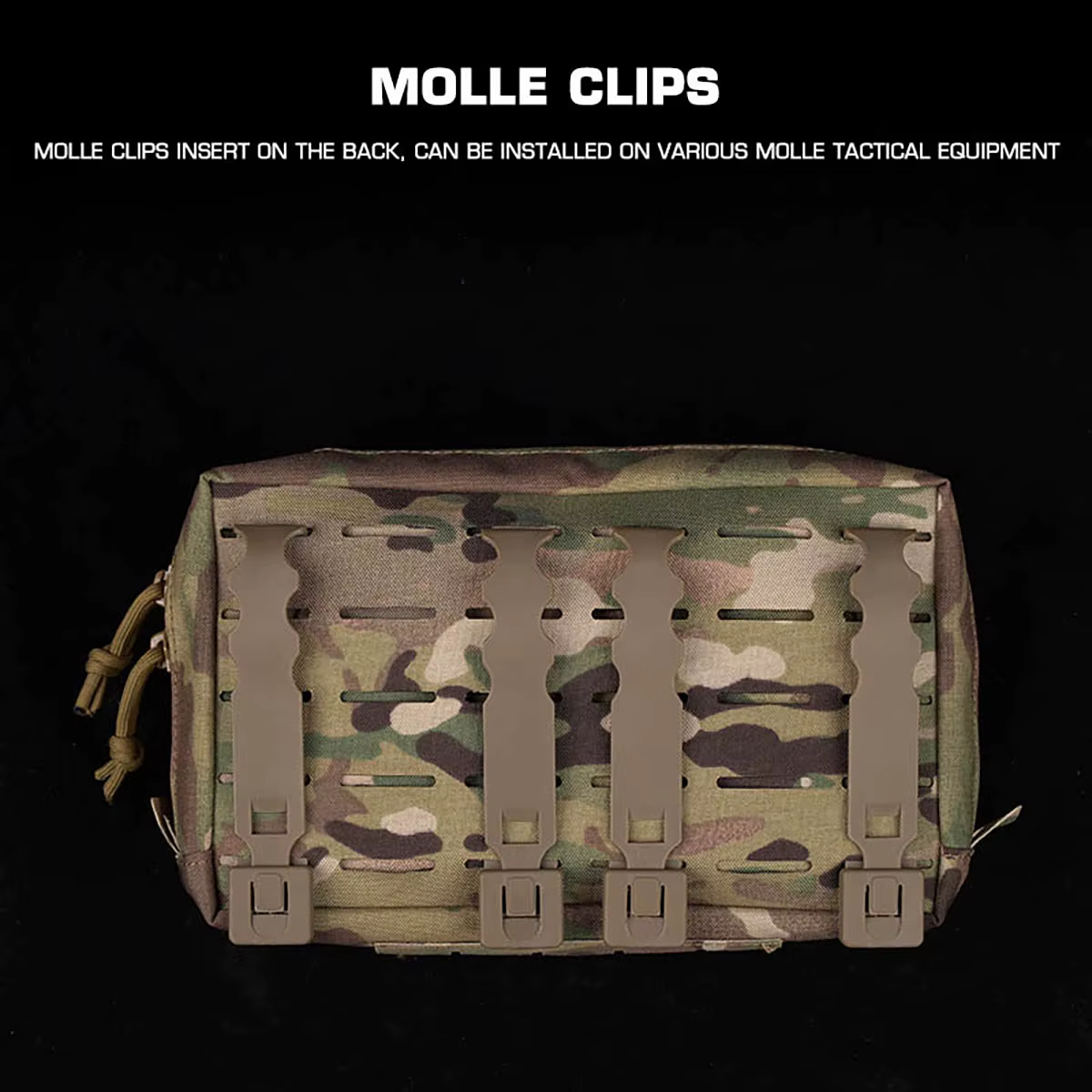 Poseidon Defense Attacker IFAK horizontal MOLLE bolsa táctica - imagen 5