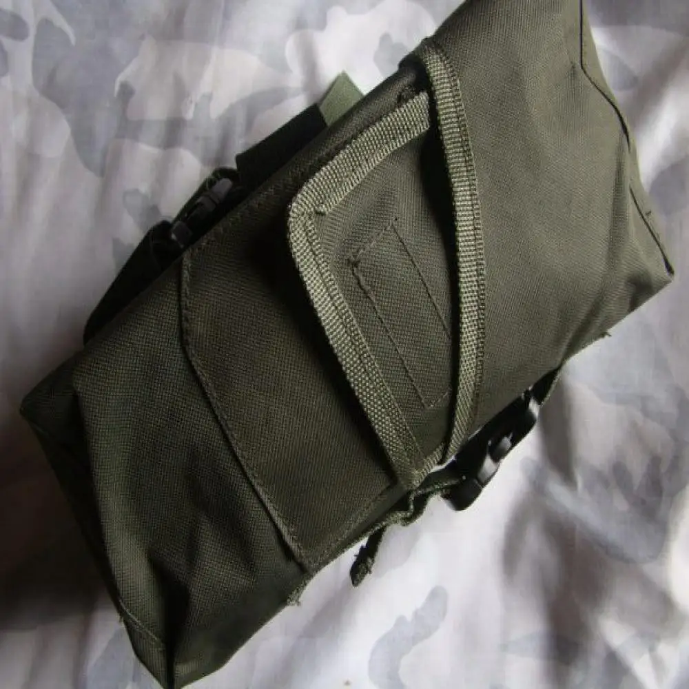 Bolsa táctica para máscara de gas verde y negra multiusos - imagen 5