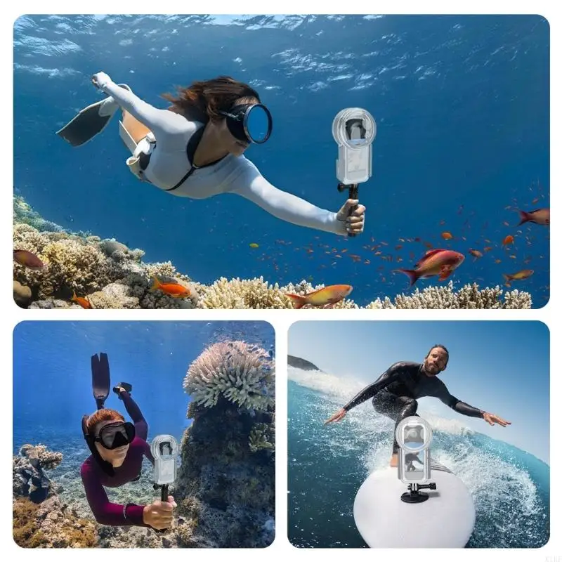 Carcasa impermeable a prueba golpes para cámara de buceo - imagen 4