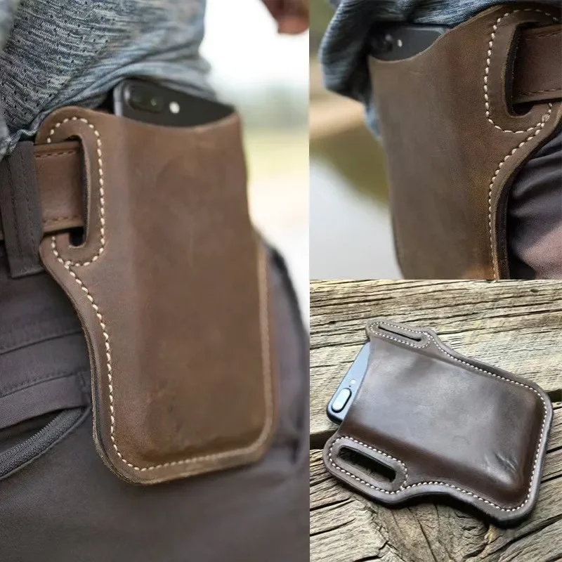 Riñonera táctica móvil hombre, bolso de cintura para teléfono portátil - imagen 3