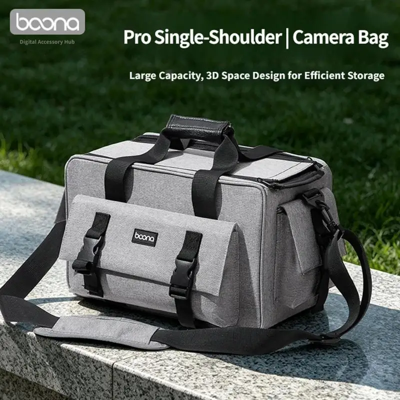 Bolsa táctica para cámara réflex, repelente al agua, acolchada - imagen 5