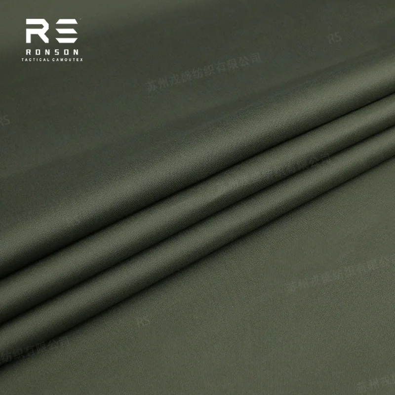 Tela Cordura nailon verde oscuro PU impermeable para uso táctico - imagen 3