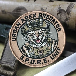 Parche moral velcro Urban Apex Predator S.P.O.R.E. – Táctico militar MOLLE