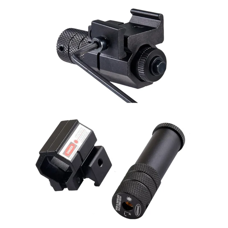 Mira láser táctica roja y verde ajustable para rifle con Picatinny - imagen 3