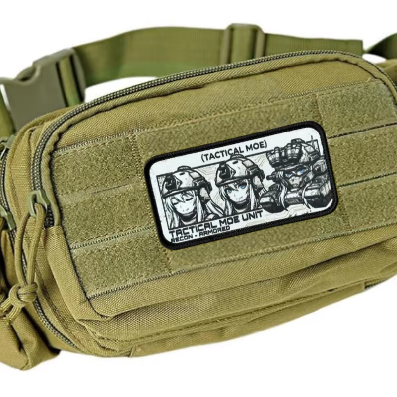 Parche velcro gancho y bucle anime en moto para chalecos tácticos - imagen 3