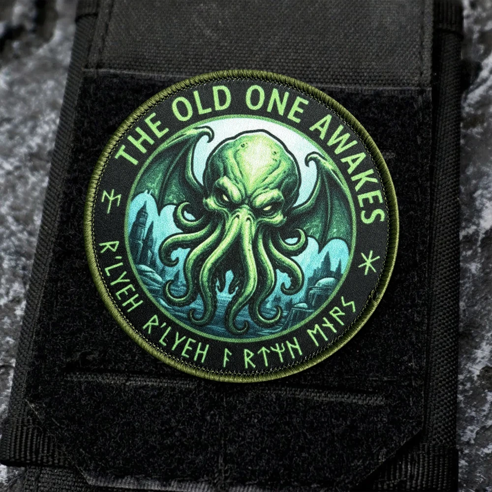 Parche táctico The Old One Awakes Cthulhu velcro para chaleco - imagen 4