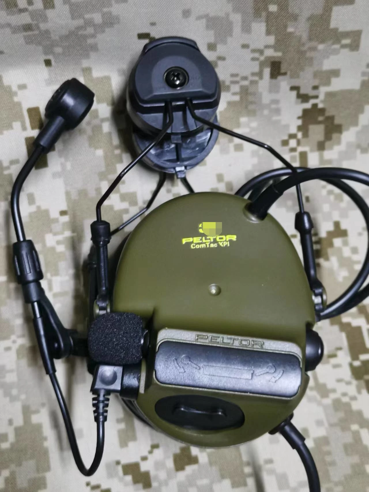 Comtac XPI VI auriculares tácticos cancelación ruido con soporte casco - imagen 2