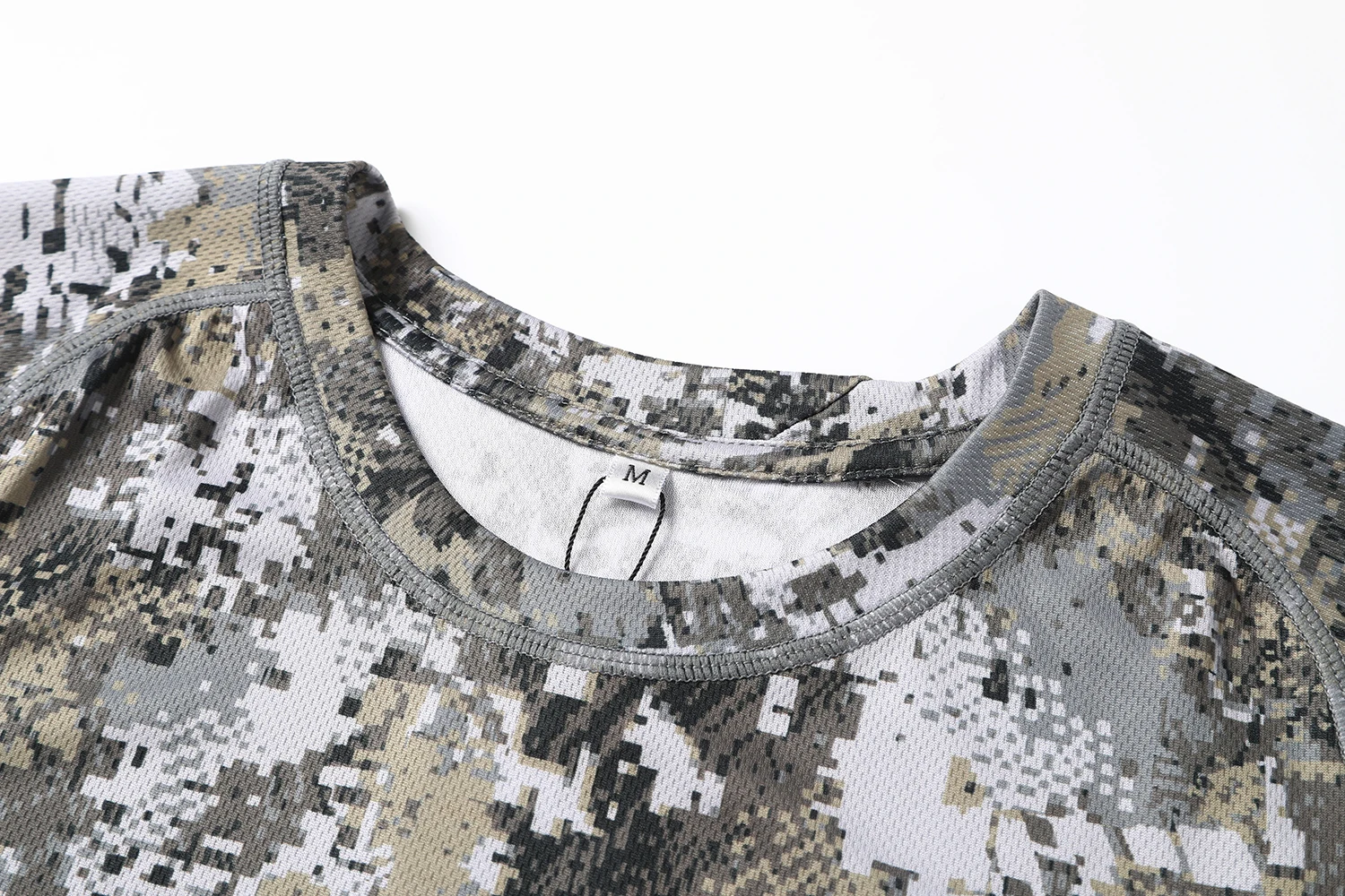 Ainfad Camiseta táctica camuflaje secado rápido manga corta hombre - imagen 5