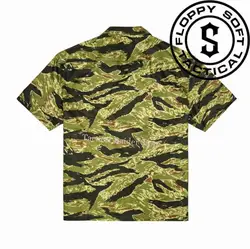 Camisa táctica hawaiana manga corta microelástica transpirable