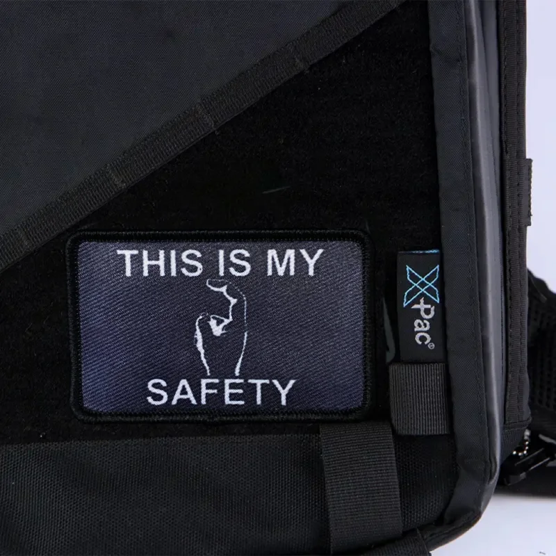 Parche This Is My Safety Sir – Velcro Táctico Militar para Mochila o Chaleco - imagen 3