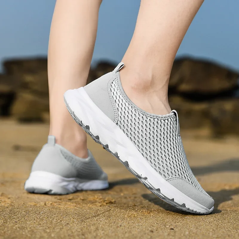 Zapatillas hombre transpirables malla estilo loafer casual verano