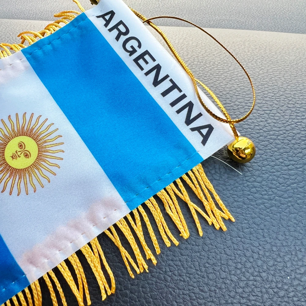 Banderines poliéster resistente Argentina para decoración de coche - imagen 5