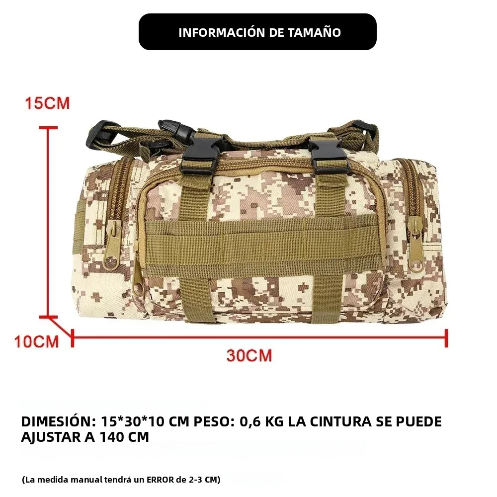 SINAIRSOFT Riñonera táctica convertible en nailon bandolera - imagen 3